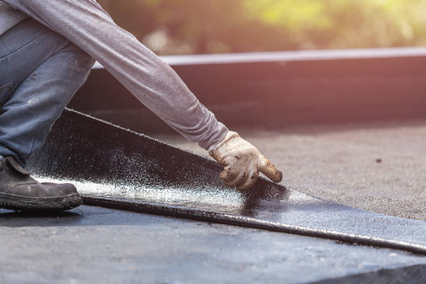 Professional Exterior Waterproofing technician working in Palestine, OH